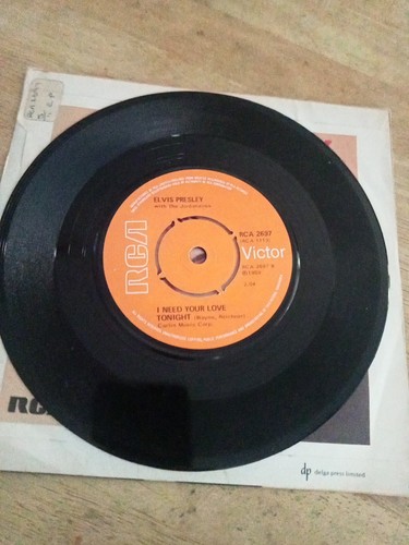 Elvis Presley 7" Single Vinyl RCA 2697 (Now And Then There's) A Fool Wie I - Bild 7 von 8