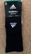 Adidas Baseball Over The Calf Aeroready Compression Socks Size XS Black-NWT