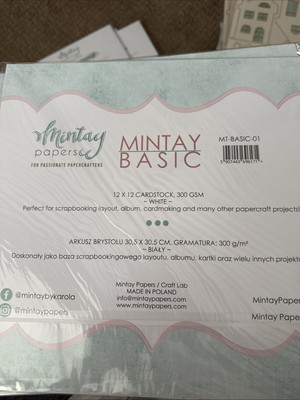 Mintay Basic White Cardstock