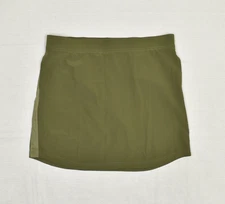 Eddie Bauer Women Pull On Skirt Nylon Green Size 2XL Skort Solid Outdoor Perform