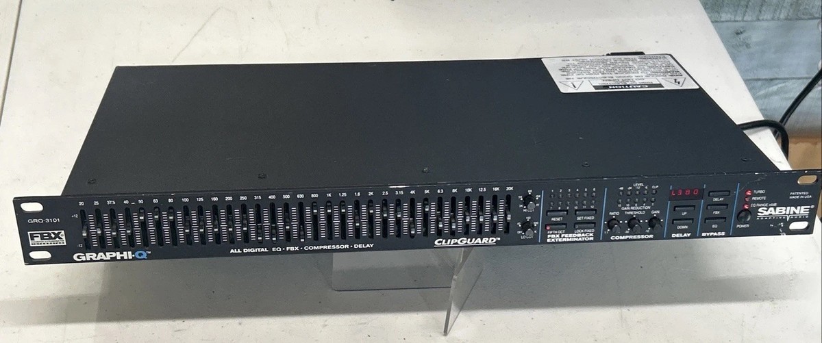 Sabine Grq-3101 Graphi-q Adaptive Audio Graphic Equalizer