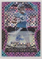 2019 Panini Prizm Rookies Purple Power 17/49 Ryquell Armstead #338 Auto 0g4