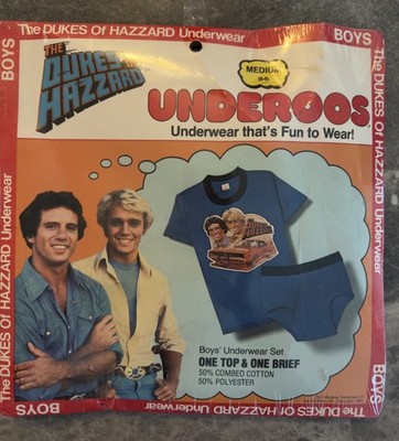Vintage 1981 Dukes Of Hazzard Underoos Factory Sealed Size Medium (6-8)