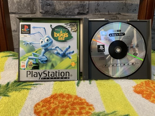 A Bug's Life PS1 (COMPLETE) Disney Pixar Sony PlayStation Platinum - Picture 2 of 3