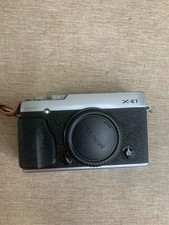 Fujifilm X-E1 16.3MP Mirrorless Digital Camera Body Silver English Language