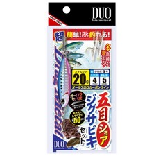 DUO Shore Jigging Rig DRAG METAL SHORE SABIKI SET M/30g Blue Pink Sardine