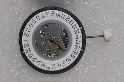 Watch Part ISA J320   Movement 3 Hands Single Calendar Date At 6H #ea