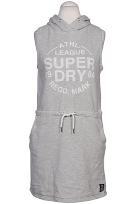 Superdry Kleid Damen Dress Damenkleid Gr. S Baumwolle Grau #uvi4g0q