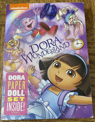 Dora The Explorer In Wonderland DVD WITH RARE SLIPCOVER No Paper