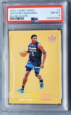 2024-25 Panini Court Kings Blank Slate #7 Anthony Edwards | eBay
