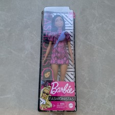 Barbie Fashionistas 143 Barbie Doll Asian Dark Skinned Doll Snakeskin Dress New