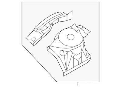 Genuine Nissan Apron Assembly 64101-3TA0A