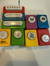 Lot of 9 paper punches- Scrapbooking and card making-New