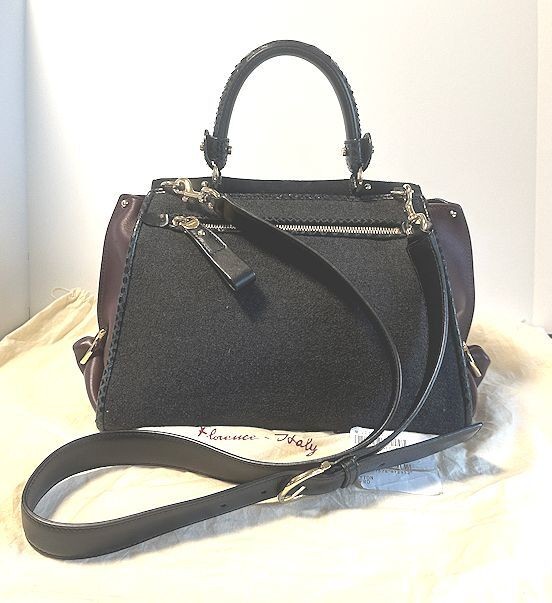 Salvatore Ferragamo Sofia Gancini Python Calf Lea… - image 3