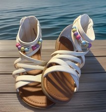 Children s Place Big Girls Size 3 White Sandals