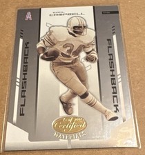 2004 Leaf Certified Materials - Flashback Earl Campbell #136
