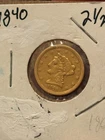 1840 gold liberty head $2.50 dollar coin