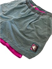 Nike Challenge Court Vintage Shorts Gr. L grün pink Sprinter 90s Agassi 104