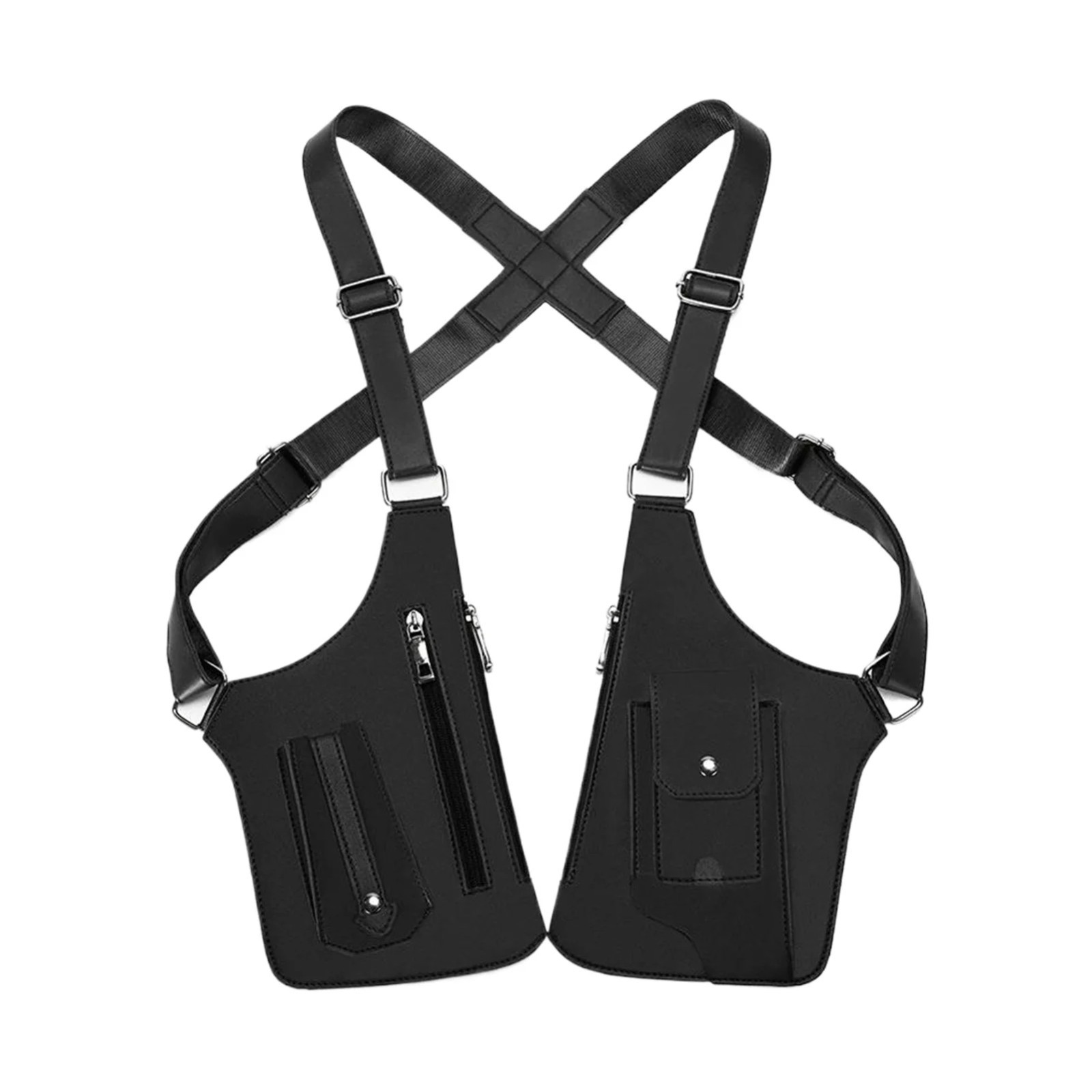 Adjustable Anti-Theft Underarm Shoulder Bag PU Leather Walle