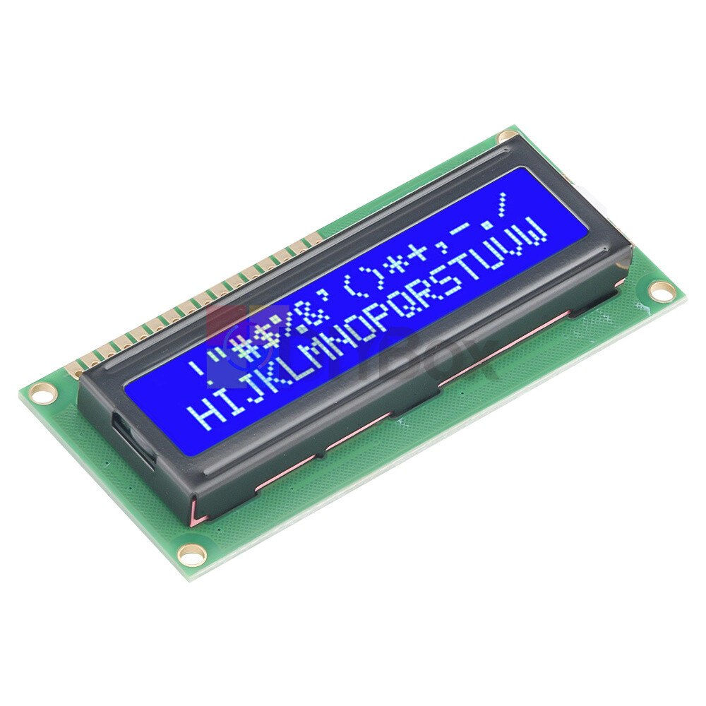 1602/2004/12864 LCD Display Module For Arduino - 3.3V Or 5V, Character Display (Blue/Yellow/White)