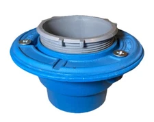 Zurn LC-C4N 4" Floor Drain Body, With Clamp Collar and ABS Adapter, No Hub