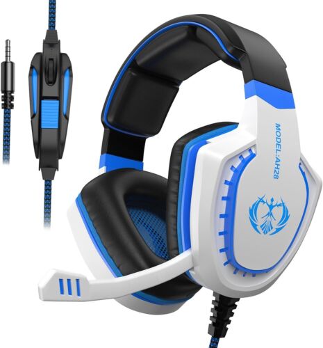 Gaming Headset Wired Headphone with Mic for PS5 PS4 xBox Series X/S Switch PC