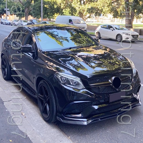 For Benz GLE Class C292 GLE63 15-18 Real Carbon Front Bumper Lip Spoiler Bodykit - Picture 8 of 15