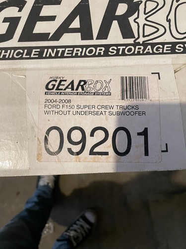 Husky Liners 09201 Gearbox Under Seat Storage Box Fits 04-08 Ford F-150 - Picture 5 of 7