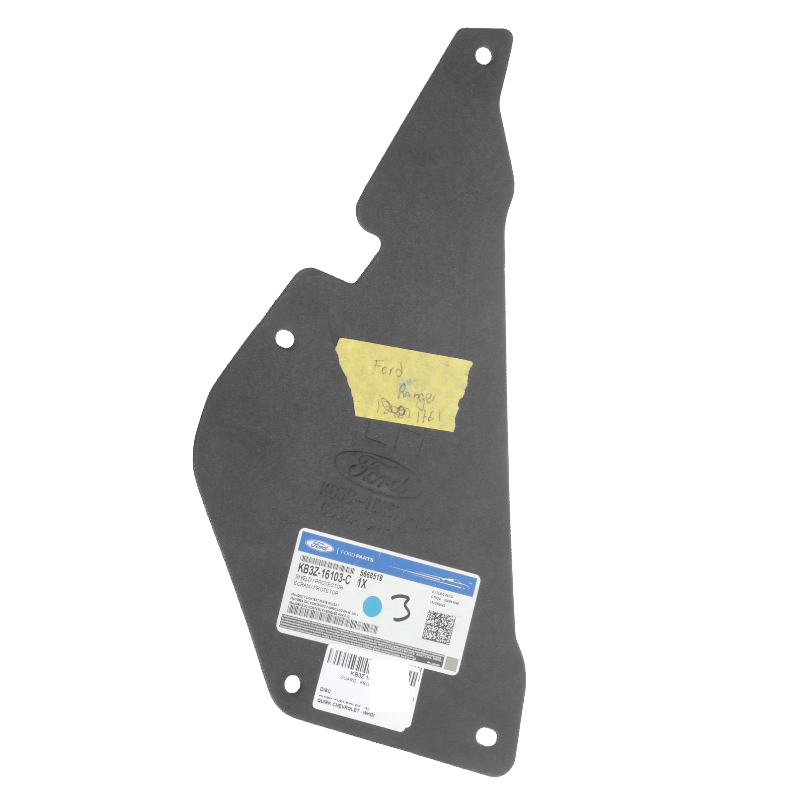 Recubrimiento interior para Ford (N/P KB3Z-16103-C)