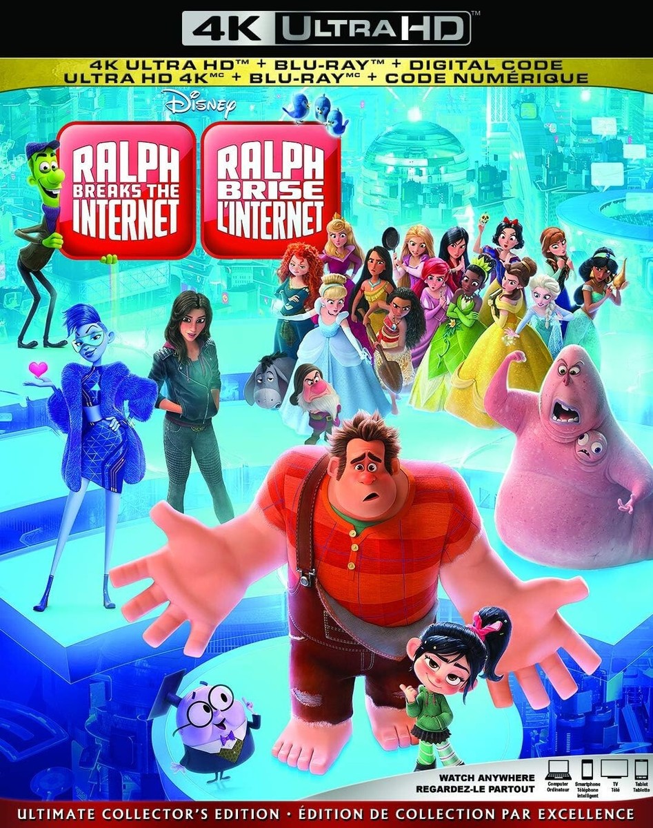 Ralph Breaks The Internet 4K Ultra HD Blu-ray Digital Code