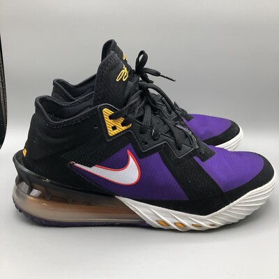Nike Lebron 18 XVIII Low Lakers Shoes CV7562-003 Basketball Mens 9