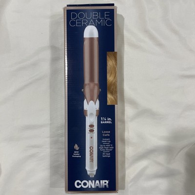 Conair Double Ceramic Curling Iron 1.25 Inch - Rose Gold