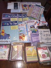 Huge Lot Scrapbooking Kits, Cards, Stickers, Protective Sleeves Paper
