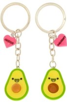  NEW 2 Avocado & Avacadon't  Keychains from Claire's