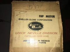 Leece-Neville FHP Motor Part No. 9287F 12v Blower Motor 9287FB12V7739 NOS