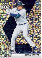 🔥2021 Mosaic-Rookie Evan White #208 Quick Pitch Silver Mosaic Prizm (RC)🔥0917