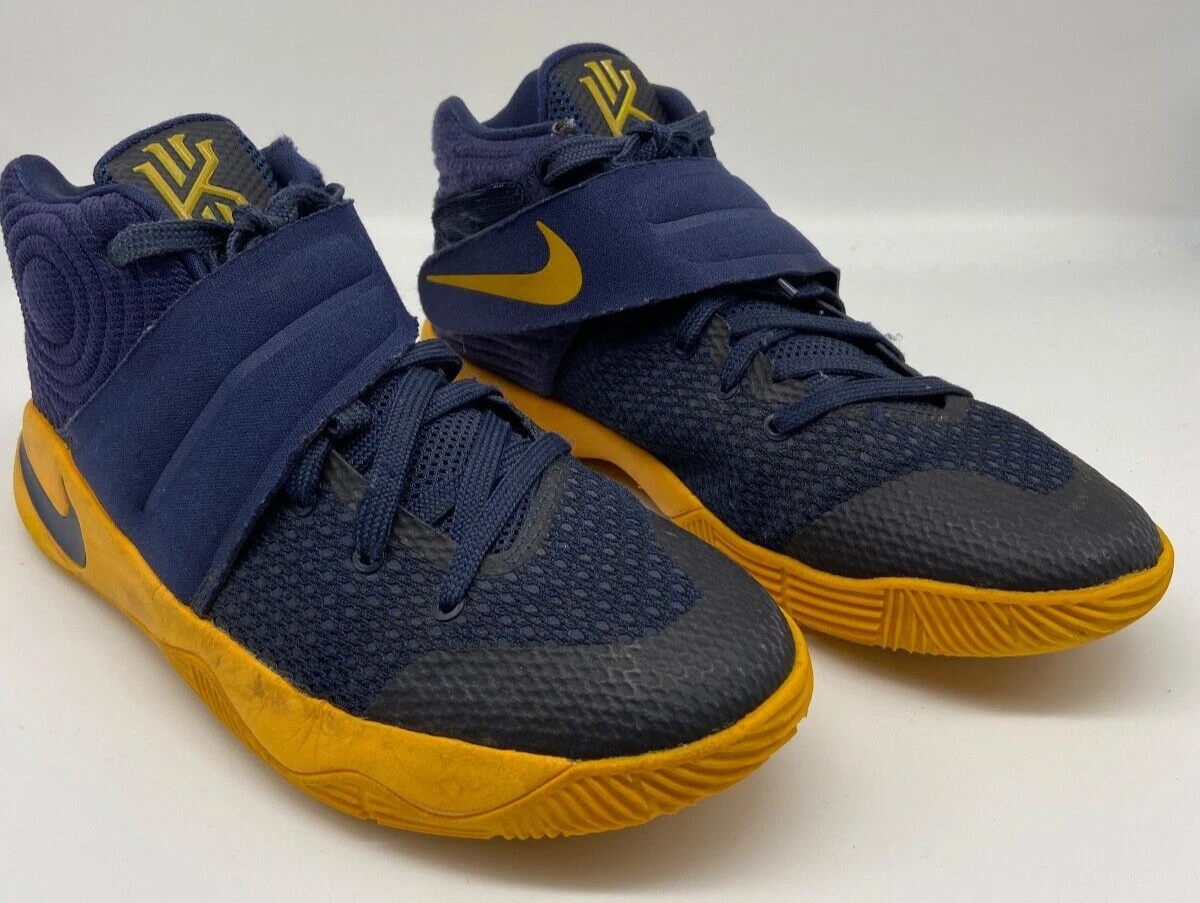 Nike Shoes Boys Sz 5Y Basketball Kyrie 2 826673 447 Blue w Yellow