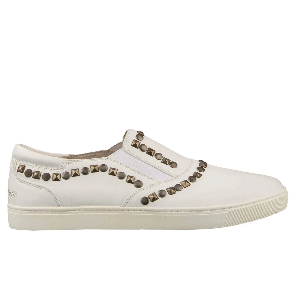 Baskets Dolce & Gabbana DG King Roma - Blanc Et Noir - Taille 43,5 (UK 9,5) - Neuf Avec Emballage