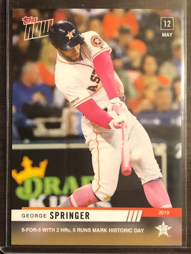 2019 Topps Now 219 George Springer