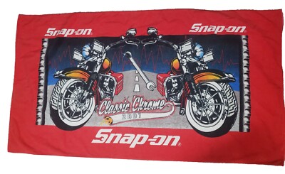 Vintage Snap on Tools 2001 Classic Chrome Beach Towel | eBay