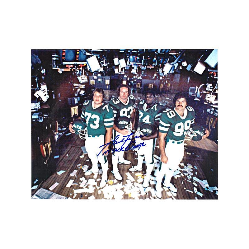 Marty Lyons New York Jets Autographed Signed 8x10 Sack Exchange Photo