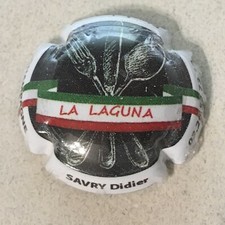 Capsule de champagne SAVRY Didier (42b. La Laguna contour blanc)