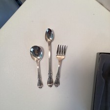 Oneida LTD Silverplate Silverware Infant Fork Spoon