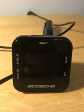 Working Scosche FM Car Transmitter For MP3 Phone Music Via Headphone Jack