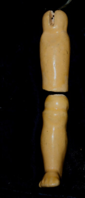 Antique early comporsition right leg  Size see close - up photo Photos