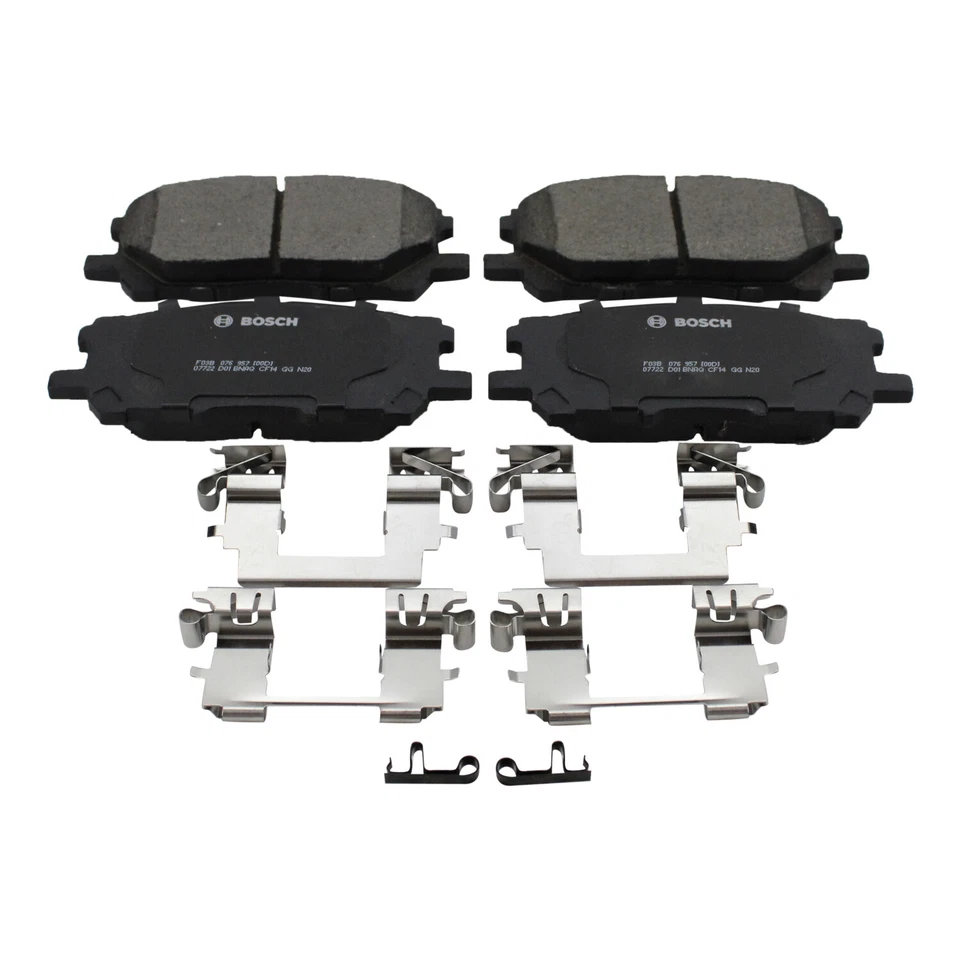 Комплект передних дисковых тормозных колодок Bosch для Lexus RX330 RX400h Toyota Highlander Hybrid - Изображение 2 из 4