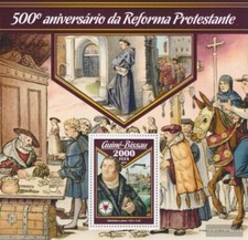Briefmarken Guinea-Bissau 2017 Mi Block 1560 (kompl. Ausgabe) postfrisch Reforma
