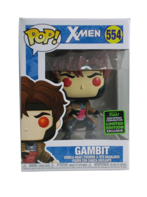 Funko Pop Gambit w/Bo Vinyl Figure #554 Spring Convention Exclusive ECCC Limited