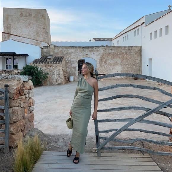 zara asymmetric linen blend dress Zara ASYMMETRIC LINEN BLEND DRESS WITH GATHERING - Khaki | ZARA Hungary / Magyarorszg