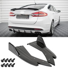 For Ford Mondeo MK5 MK6 MK7 2x Gloss Rear Bumper Diffuser Spoiler Lip Splitters